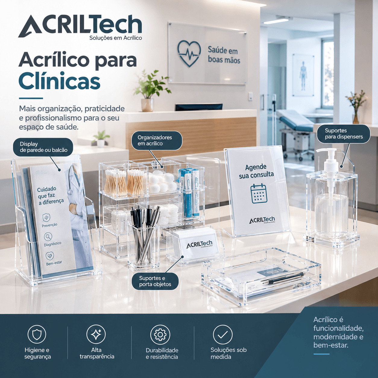 Acrílico para Clínicas